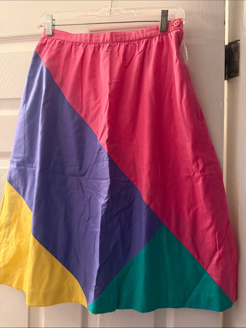 Vintage 1970s Lilly Pulitzer “The Lilly” color block skirt excellent condition